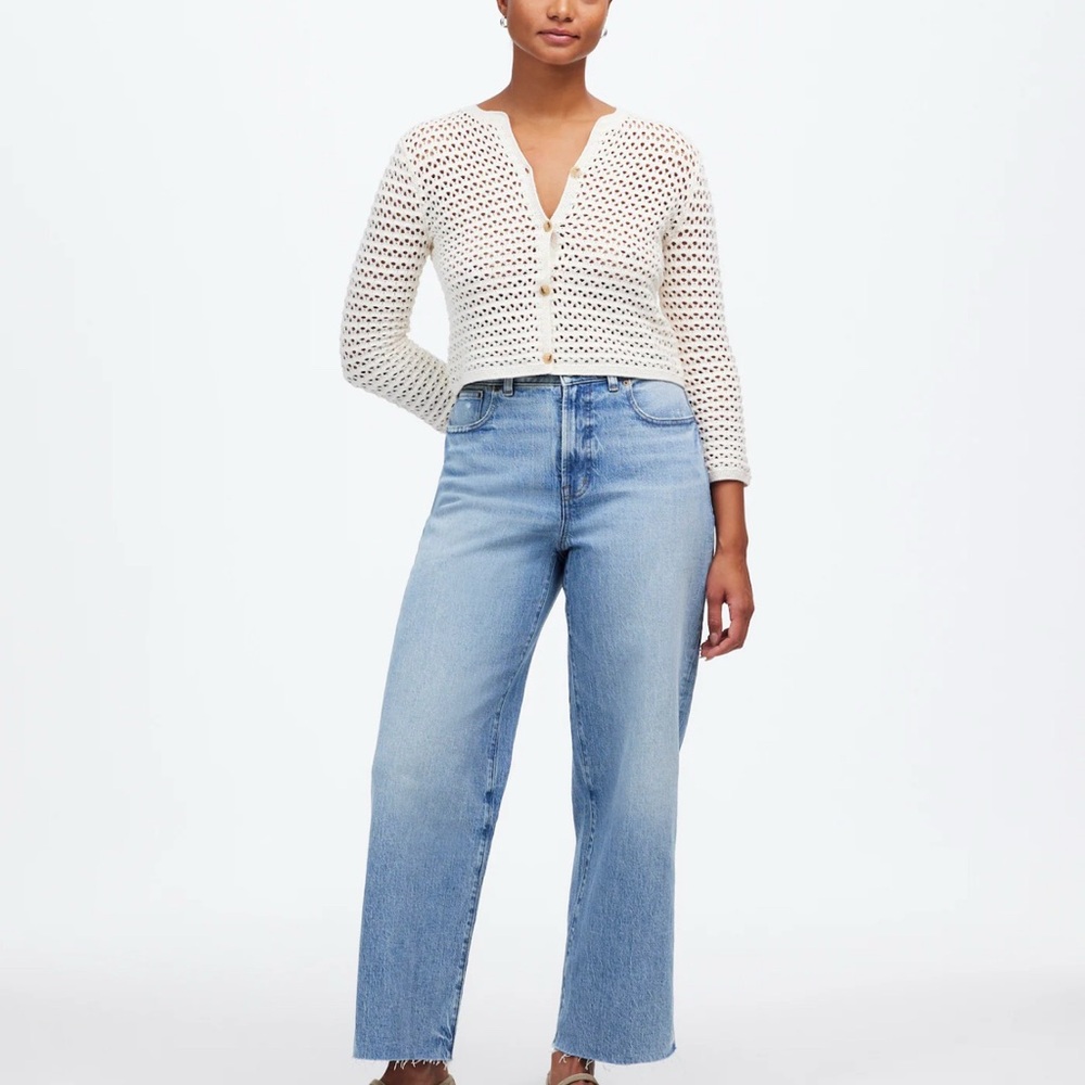 Madewell Blue Straight Leg Jeans